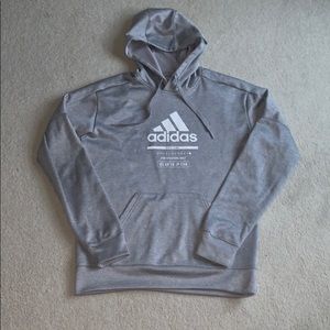 grey Adidas hoodie